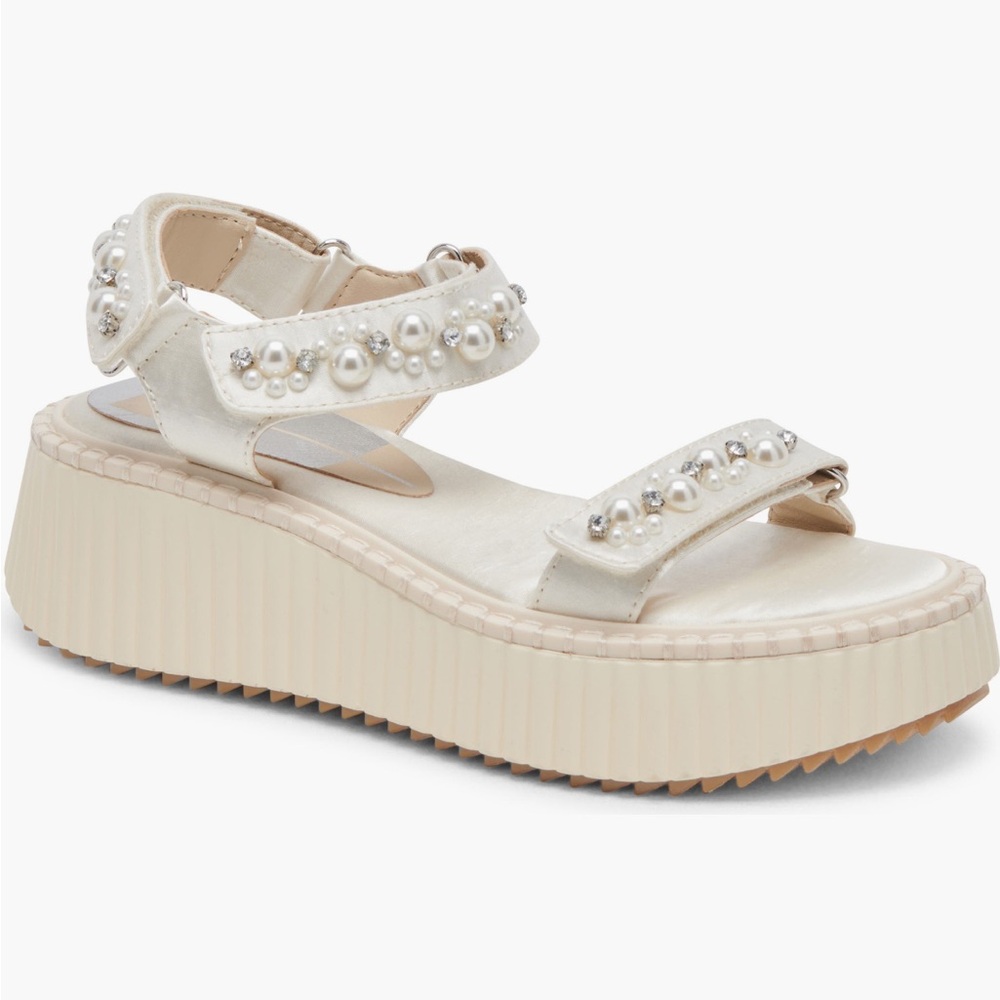 Dolce Vita Bridal Platform Sandals/Reception Shoes